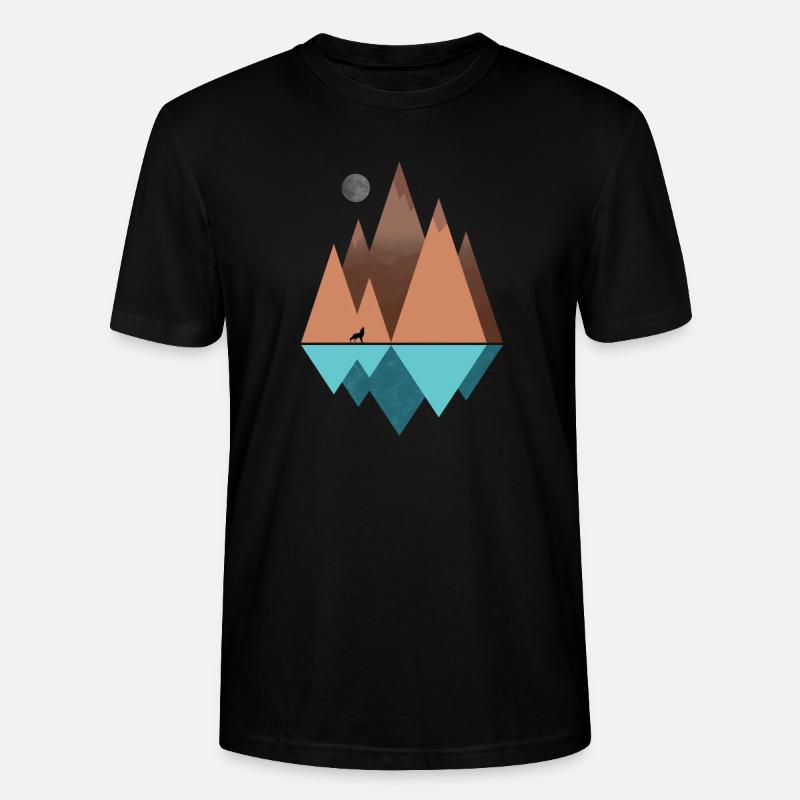 L.mountain - Stanley/Stella Unisex Bio-T-Shirt CRAFTER - Schwarz