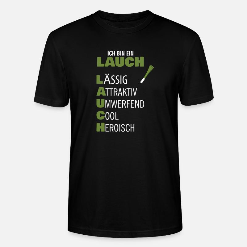 Lauch - Stanley/Stella Unisex Bio-T-Shirt CRAFTER - Schwarz