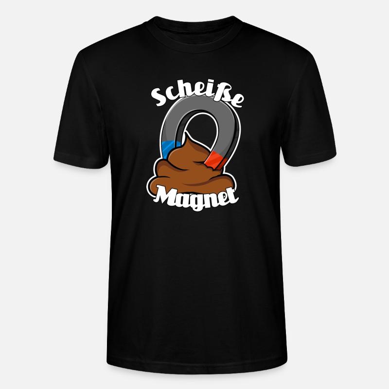 Scheißemagnet - Stanley/Stella Unisex Bio-T-Shirt CRAFTER - Schwarz