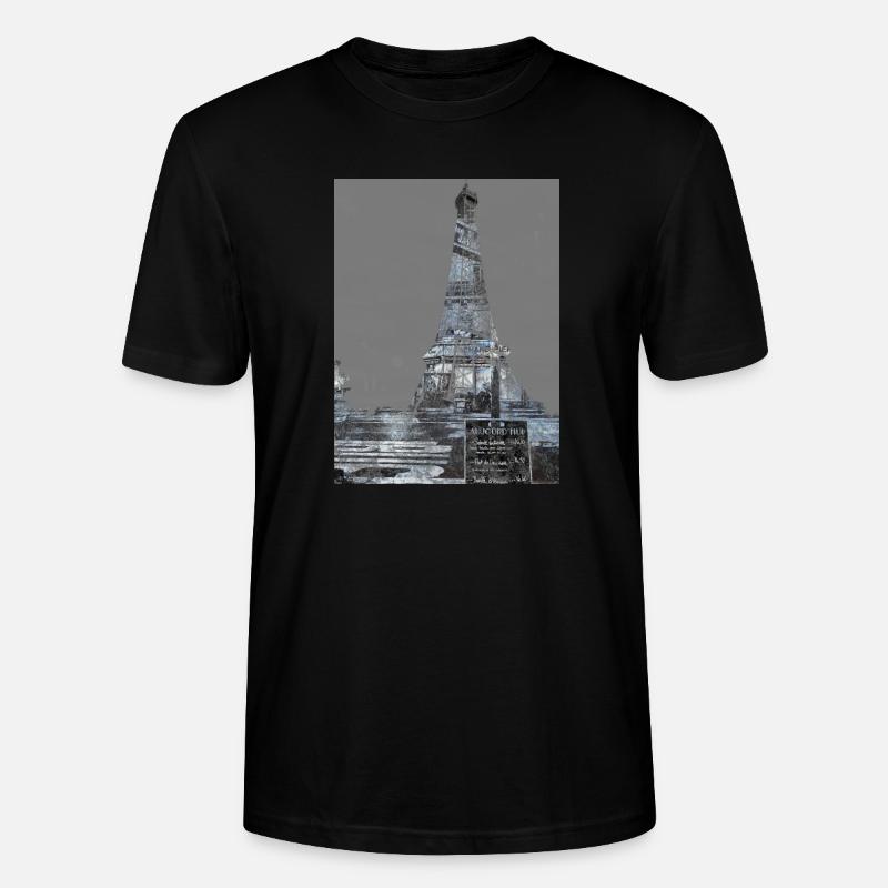 City Trip Paris - Stanley/Stella Unisex Bio-T-Shirt CRAFTER - Schwarz