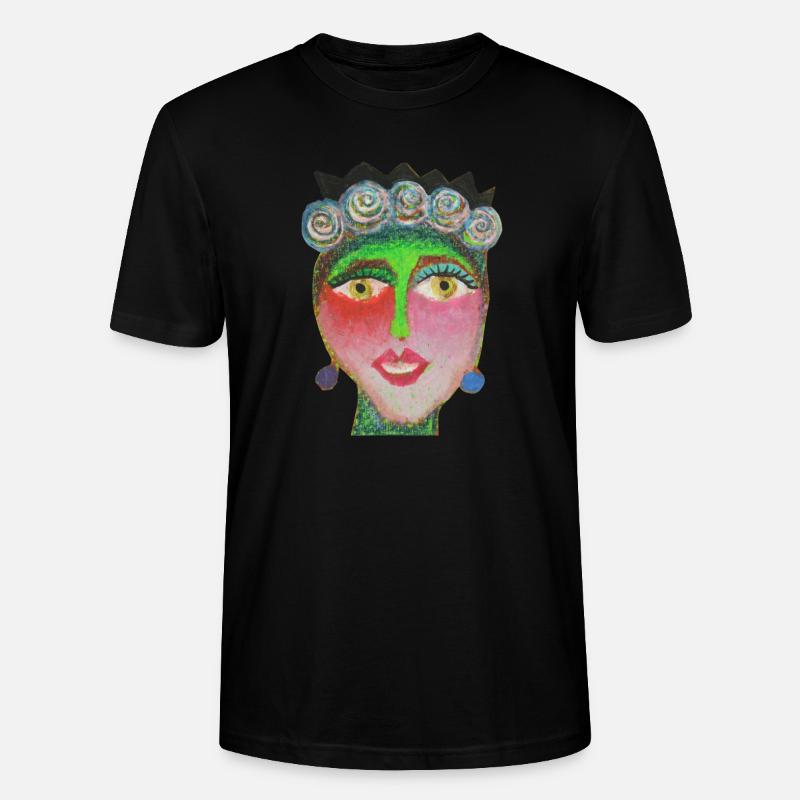 Frau Elisabeth - Stanley/Stella Unisex Bio-T-Shirt CRAFTER - Schwarz