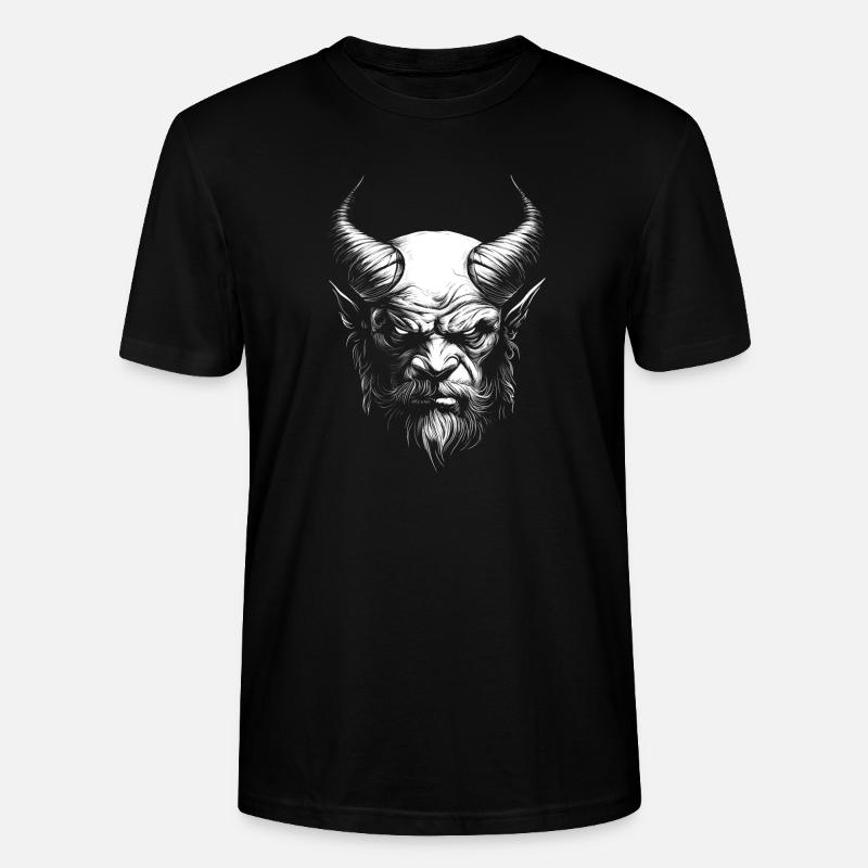 Teufel / Devil - Stanley/Stella CRAFTER Unisex Organic T-Shirt - black