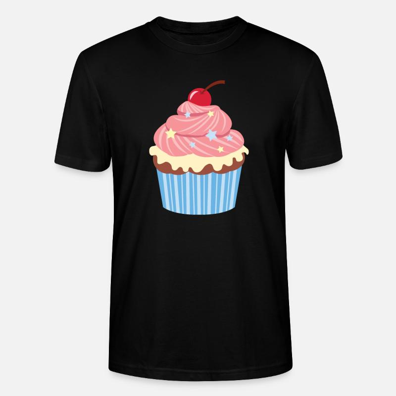 Cherry Cupcake - Stanley/Stella Unisex Bio-T-Shirt CRAFTER - Schwarz