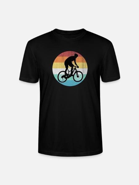 Mountainbike - Stanley/Stella Unisex Bio-T-Shirt CRAFTER - Schwarz