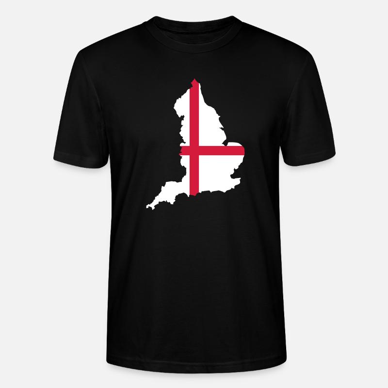 England - Stanley/Stella Unisex Bio-T-Shirt CRAFTER - Schwarz