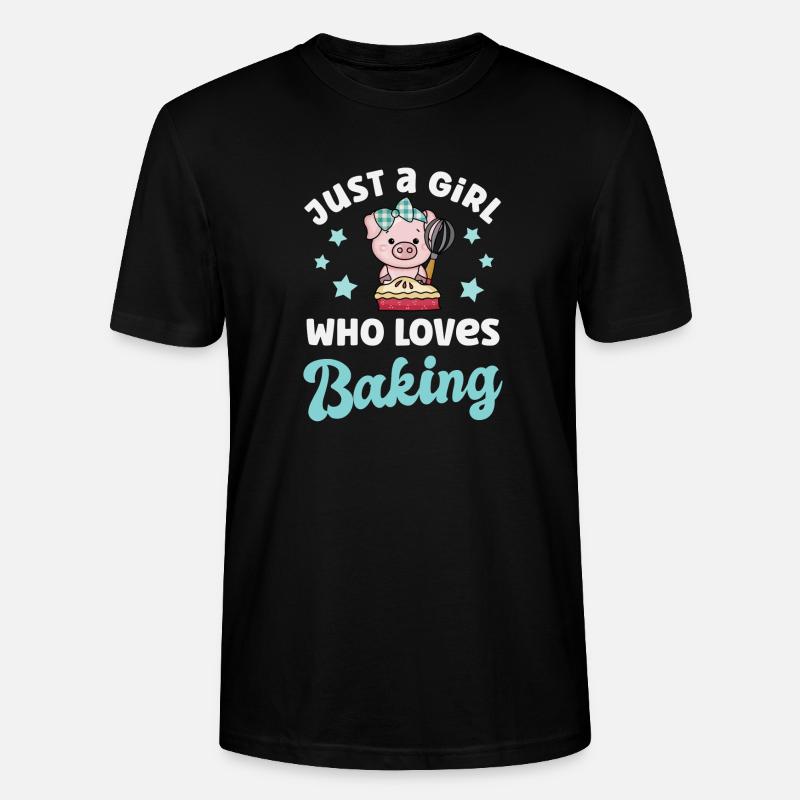 Backen Bäckerin - Stanley/Stella Unisex Bio-T-Shirt CRAFTER - Schwarz