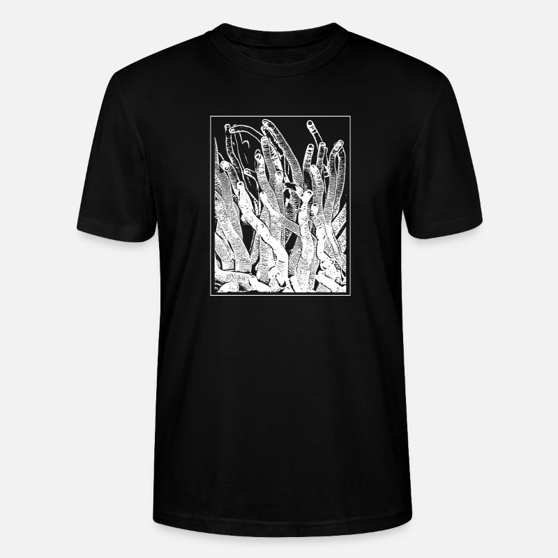 Anemone - Stanley/Stella Unisex Bio-T-Shirt CRAFTER - Schwarz