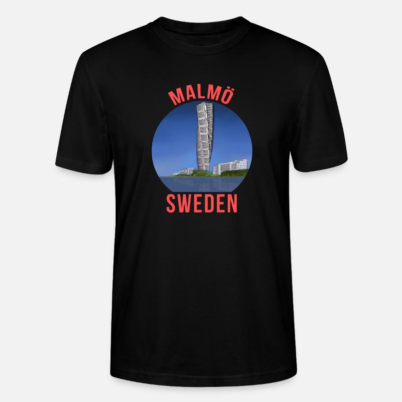 Malmö, Schweden - Stanley/Stella Unisex Bio-T-Shirt CRAFTER - Schwarz