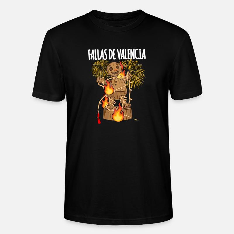 Fallas De Valencia Falla - Stanley/Stella CRAFTER Unisex Organic T-Shirt - black