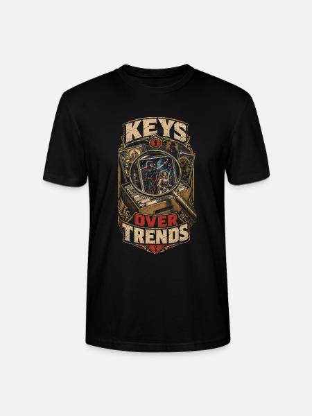 Comic Sammler Keys Over Trends - Stanley/Stella Unisex Bio-T-Shirt CRAFTER - Schwarz