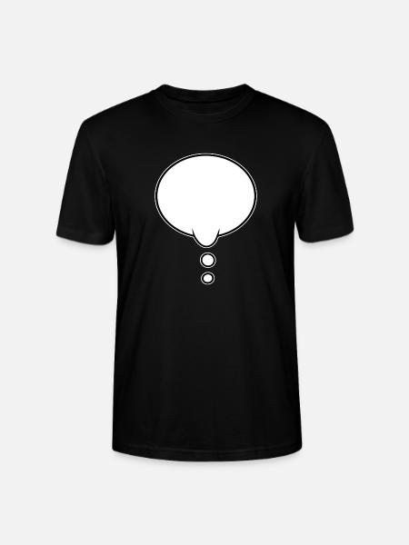 Denkblase Design - Stanley/Stella Unisex Bio-T-Shirt CRAFTER - Schwarz