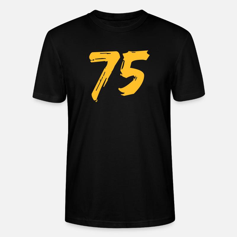 Brushed 75 - Stanley/Stella Unisex Bio-T-Shirt CRAFTER - Schwarz