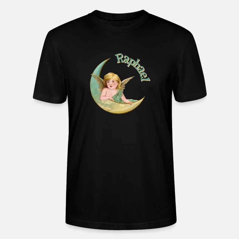 raphael 1 vinatge - T-shirt bio CRAFTER Stanley Stella Unisexe - noir