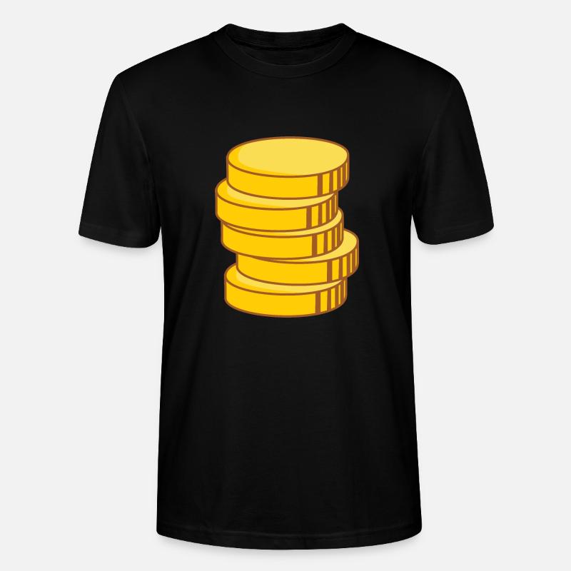 Geld - Stanley/Stella Unisex Bio-T-Shirt CRAFTER - Schwarz