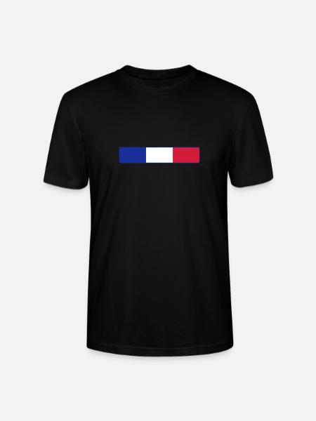 France - Stanley/Stella CRAFTER Unisex Organic T-Shirt - black