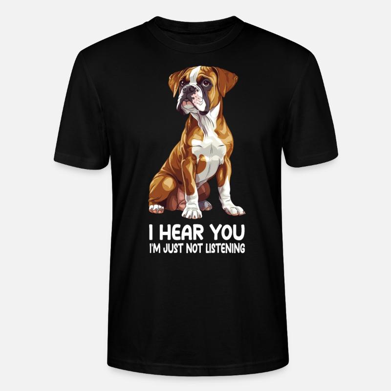 Boxer - Stanley/Stella Unisex Bio-T-Shirt CRAFTER - Schwarz
