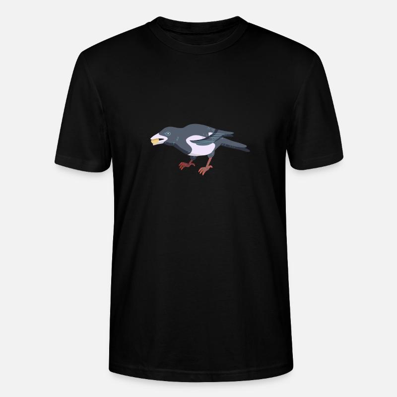Elster - Stanley/Stella Unisex Bio-T-Shirt CRAFTER - Schwarz