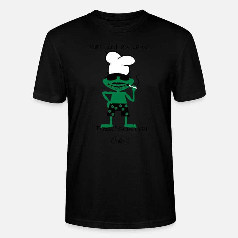 Kochfrosch - Stanley/Stella Unisex Bio-T-Shirt CRAFTER - Schwarz