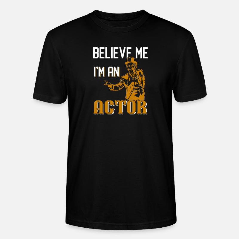 acteur - T-shirt bio CRAFTER Stanley Stella Unisexe - noir