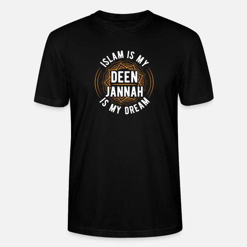 Islam Religion Allah Ramadan Geschenkidee - Stanley/Stella Unisex Bio-T-Shirt CRAFTER - Schwarz