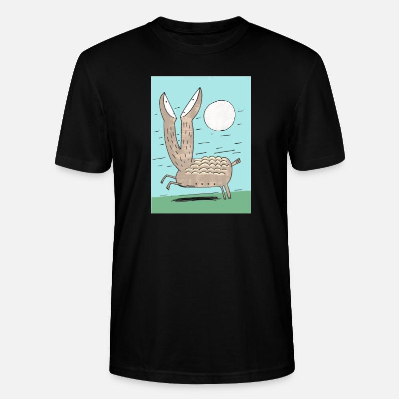 Unbekanntes Tier entdeckt - Stanley/Stella Unisex Bio-T-Shirt CRAFTER - Schwarz