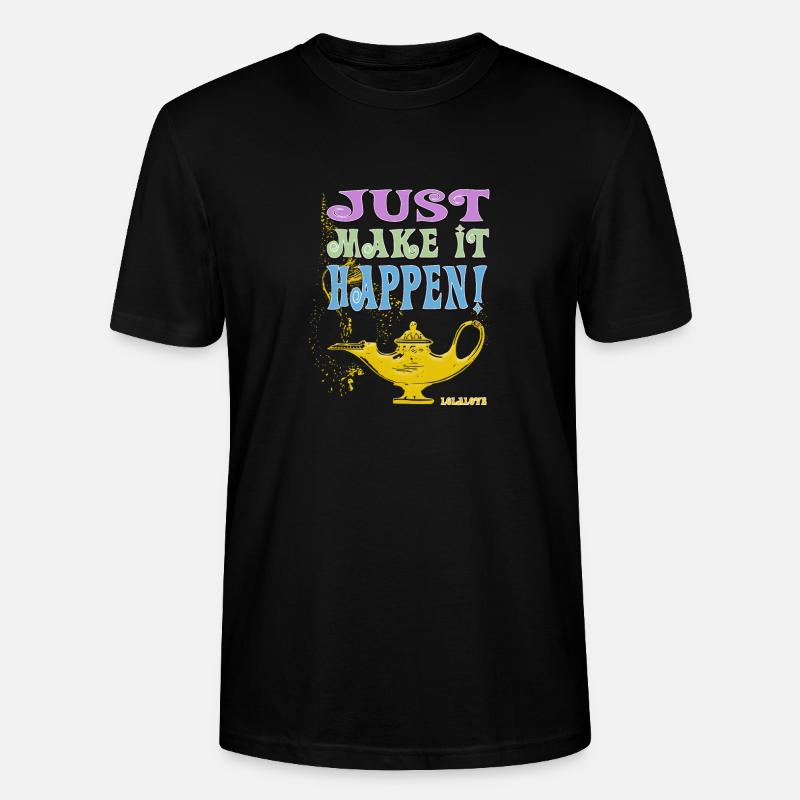 JUST make it happen! - Stanley/Stella Unisex Bio-T-Shirt CRAFTER - Schwarz