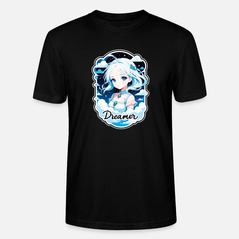 Träumer - Träumer - Träumer - Traum - Träumerei - Stanley/Stella Unisex Bio-T-Shirt CRAFTER - Schwarz