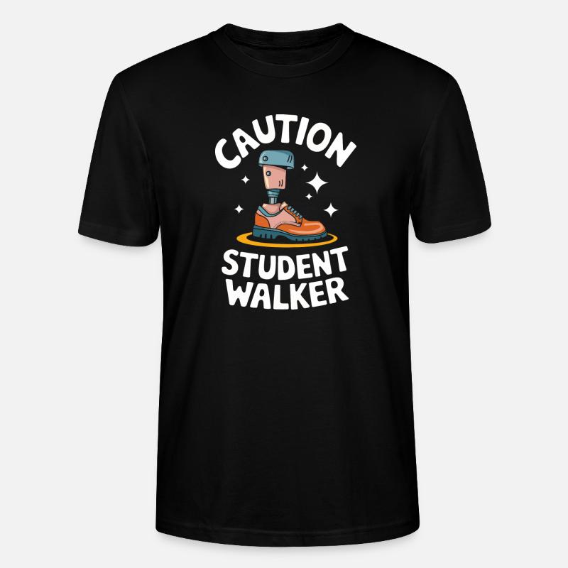 Amputation Behinderung - Stanley/Stella Unisex Bio-T-Shirt CRAFTER - Schwarz