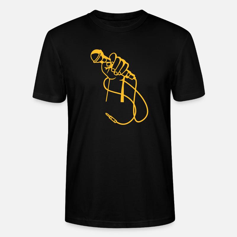 Micro Hand - T-shirt bio CRAFTER Stanley Stella Unisexe - noir