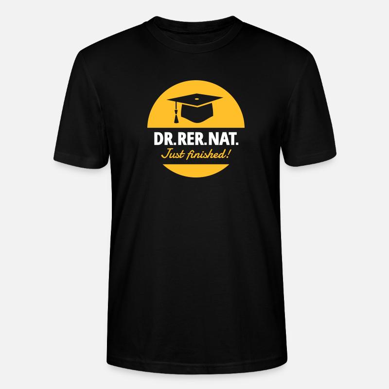Dr. rer. nat. - Doktor - Stanley/Stella Unisex Bio-T-Shirt CRAFTER - Schwarz
