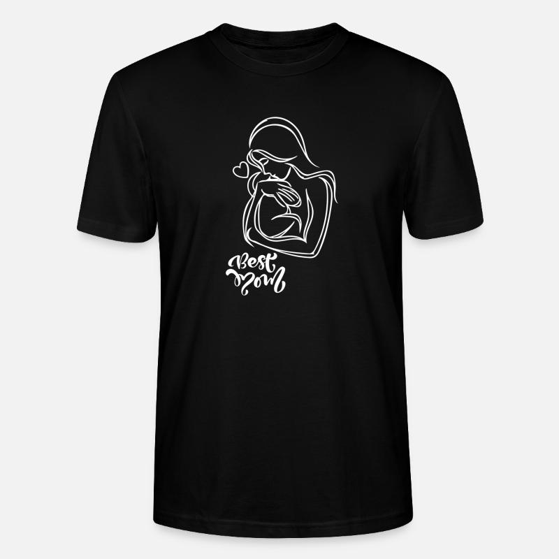 MAMA - Stanley/Stella Unisex Bio-T-Shirt CRAFTER - Schwarz