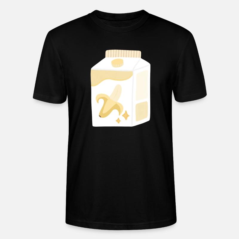 Bananenmilch Karton - Stanley/Stella Unisex Bio-T-Shirt CRAFTER - Schwarz
