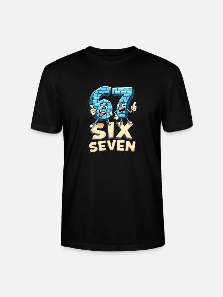 US Flag 67 Memes Six Seven - Stanley Stella CRAFTER unisex økologisk-T-shirt - sort