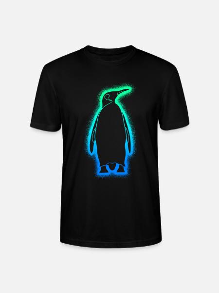 Pinguine Jungen Herren Kinder Pinguin - Stanley/Stella Unisex Bio-T-Shirt CRAFTER - Schwarz