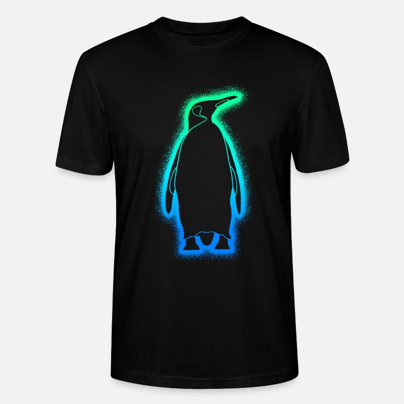 Pinguine Jungen Herren Kinder Pinguin - Stanley/Stella Unisex Bio-T-Shirt CRAFTER - Schwarz