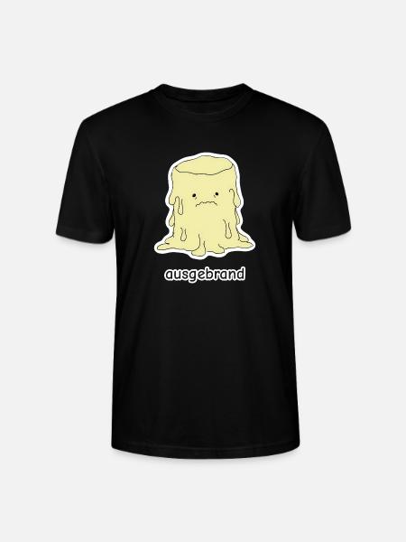 ausgebrand – Kerze Meme - Stanley/Stella Unisex Bio-T-Shirt CRAFTER - Schwarz