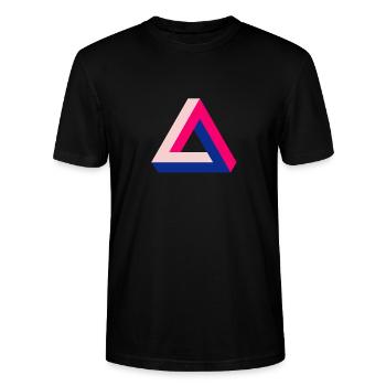 Depths of impossibility - Stanley/Stella CRAFTER Unisex Organic T-Shirt - black - Front - Alina (178cm) & Michal (187cm)