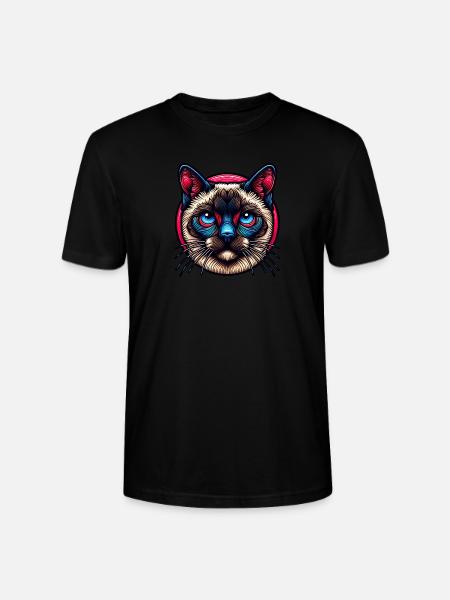 Siamese Cat Cat Lover - Stanley/Stella CRAFTER Unisex Organic T-Shirt - black