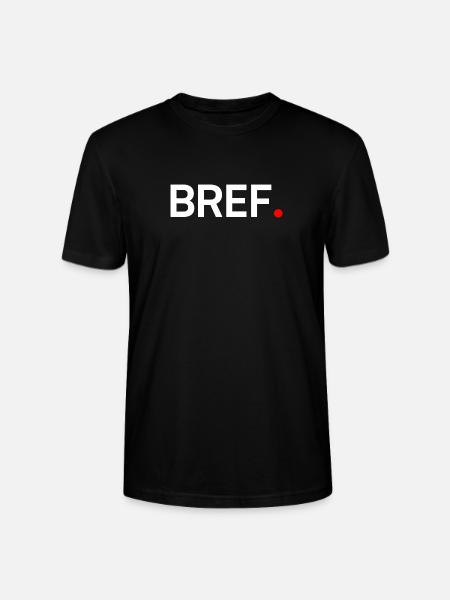 Bref humour minimal moderne - T-shirt bio CRAFTER Stanley Stella Unisexe - noir
