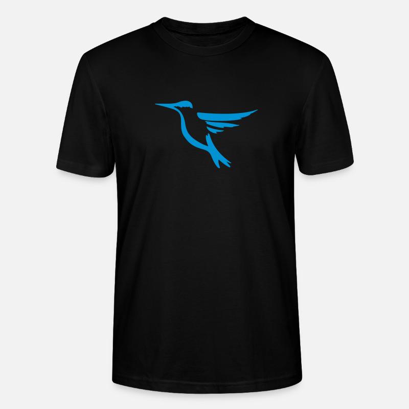 Kolibri 2 - Vogel Geschenk Geschenkidee - Stanley/Stella Unisex Bio-T-Shirt CRAFTER - Schwarz