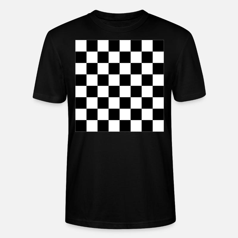 Schach Brett - Vector Design - Stanley/Stella Unisex Bio-T-Shirt CRAFTER - Schwarz