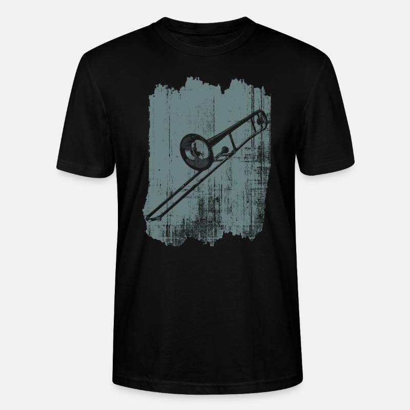 posaune instrument - Stanley/Stella Unisex Bio-T-Shirt CRAFTER - Schwarz