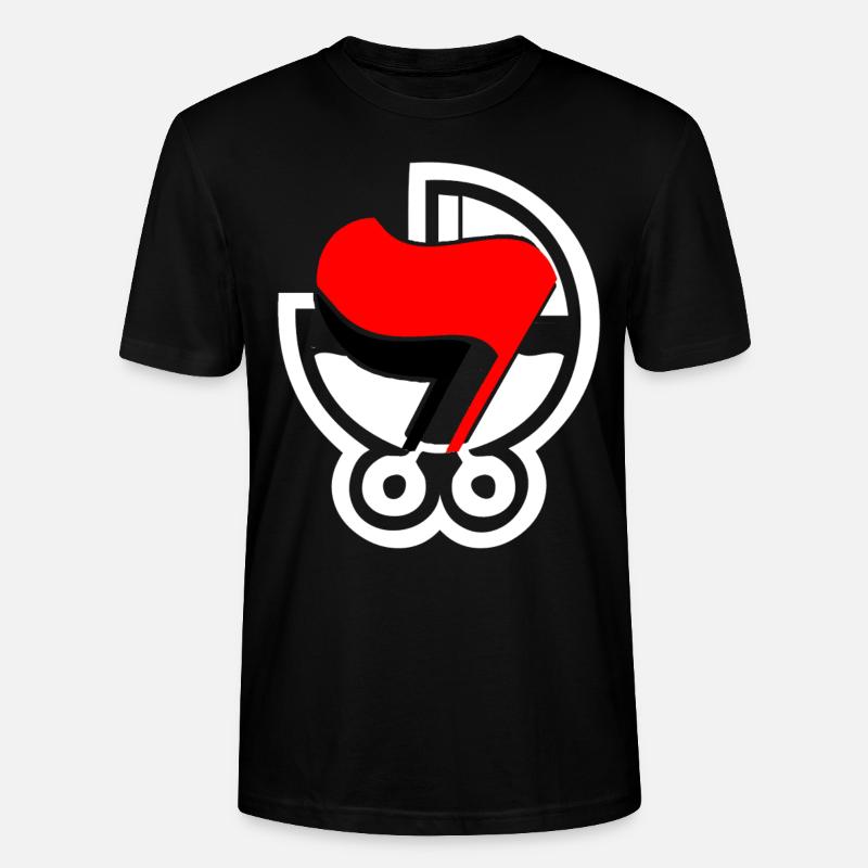 ANTIFA - Stanley/Stella Unisex Bio-T-Shirt CRAFTER - Schwarz