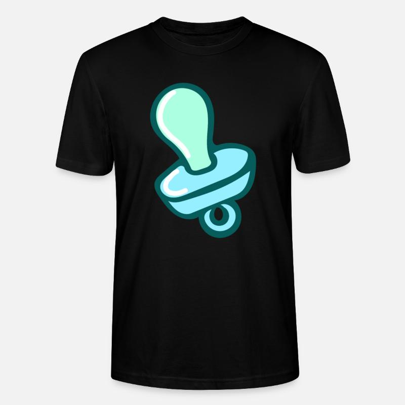 Schnuller - Stanley/Stella Unisex Bio-T-Shirt CRAFTER - Schwarz