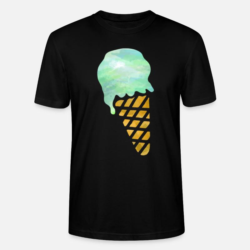Eiscreme - Stanley/Stella Unisex Bio-T-Shirt CRAFTER - Schwarz
