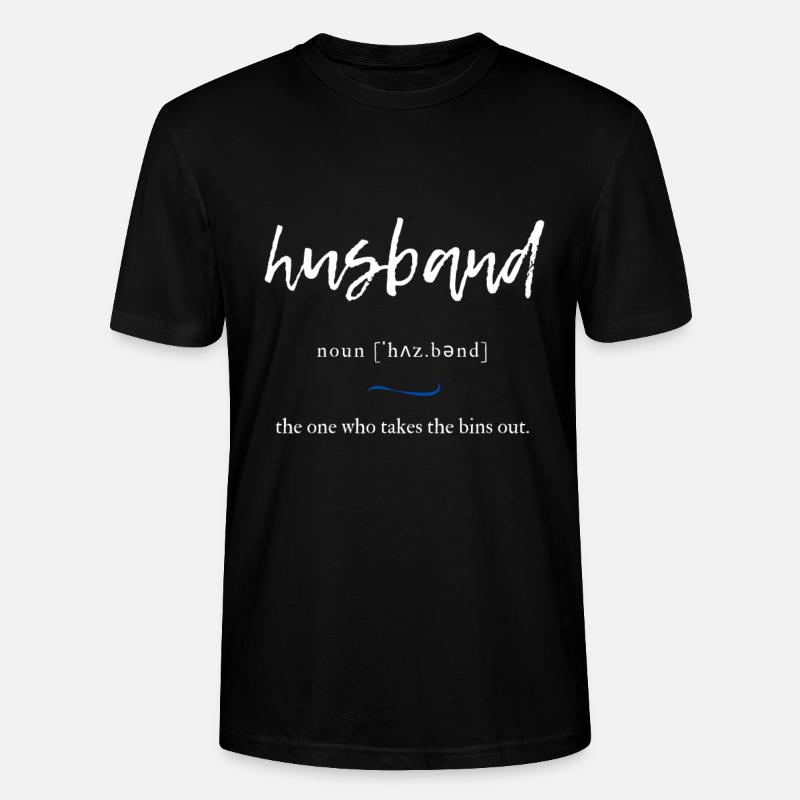 Husband (Ehemann) Convoluted Edition Black - Stanley/Stella Unisex Bio-T-Shirt CRAFTER - Schwarz