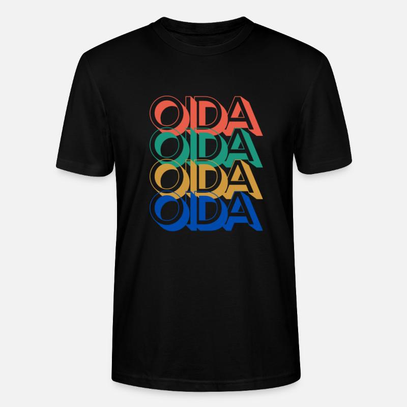 Oida Oida Oida Oida - T-shirt bio CRAFTER Stanley Stella Unisexe - noir