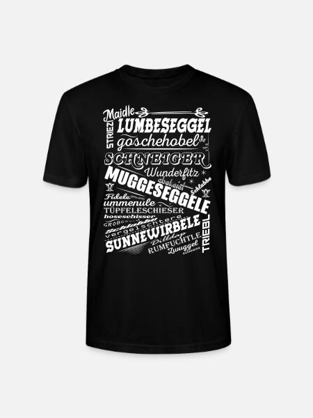 Schwarzwald Dialekt. Alemannisch für Anfänger - Stanley/Stella Unisex Bio-T-Shirt CRAFTER - Schwarz