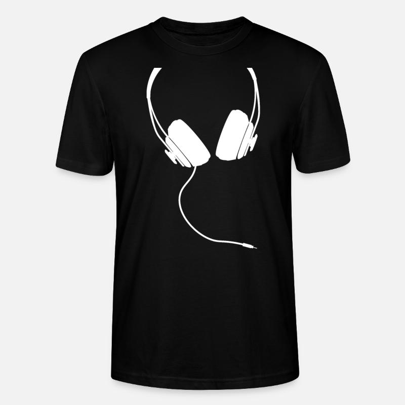 Kopfhörer - Stanley/Stella Unisex Bio-T-Shirt CRAFTER - Schwarz