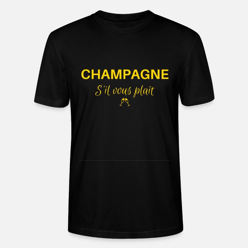 s'il vous plaît - T-shirt bio CRAFTER Stanley Stella Unisexe - noir